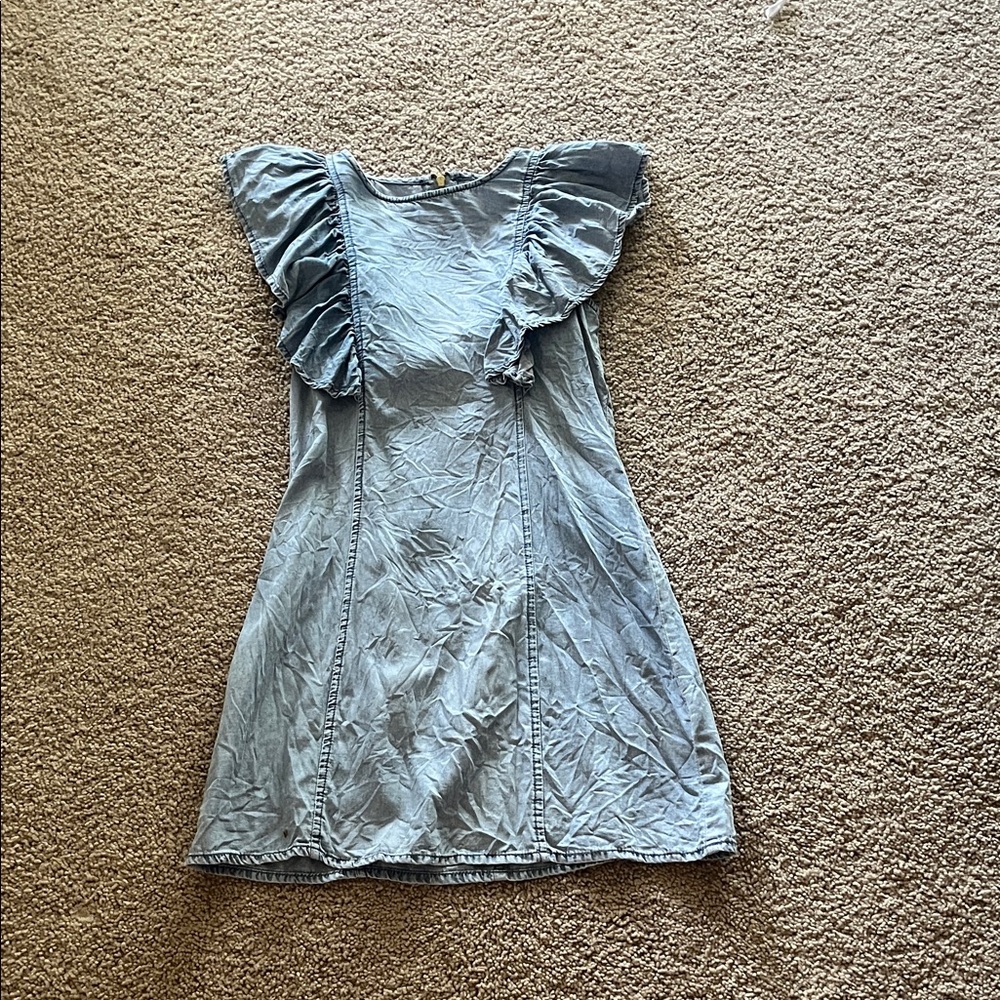 GB Girls Light Blue Denim Dress
